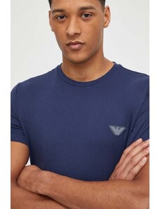 Emporio Armani Underwear t-shirt in cotone uomo colore blu navy