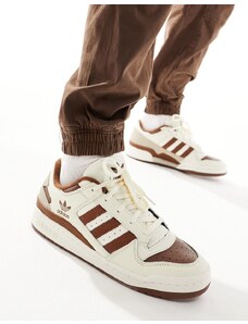 adidas Originals - Forum - Sneakers basse bianco sporco e marroni