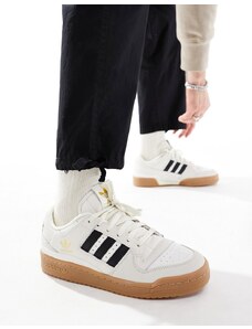 adidas Originals - Forum 84 - Sneakers basse bianche con suola in gomma-Bianco