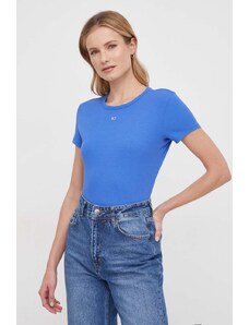 Tommy Jeans t-shirt donna colore blu