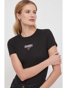 Tommy Jeans t-shirt donna colore nero