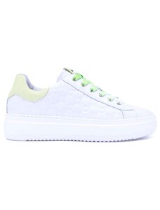Nerogiardini Sneakers Skipper bianca e verde