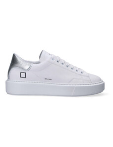 D.A.T.E. sneaker Sfera laminated White Silver