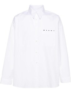 Marni Camicia bianca con logo