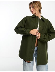New Look - Camicia giacca kaki-Verde