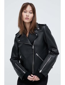 HUGO giacca da motociclista donna colore nero
