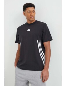 adidas t-shirt in cotone uomo colore nero IR9166