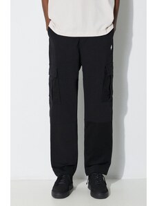 Marcelo Burlon pantaloni Cross Cotton Cargo uomo colore nero CMCF014S24FAB0011001