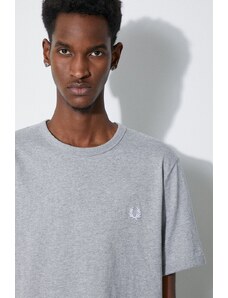 Fred Perry t-shirt in cotone Ringer T-Shirt uomo colore grigio M3519.R49