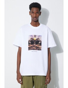 Daily Paper t-shirt in cotone Landscape SS uomo colore bianco 2311333