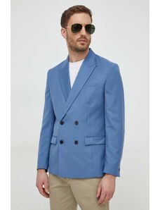 Sisley giacca uomo colore blu