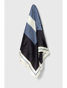 Sisley foulard in seta colore blu