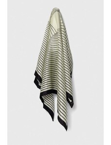 Sisley foulard in seta colore beige