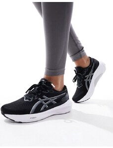 Asics - Gel-Kayano 30 - Sneakers da corsa nere e color roccia-Nero