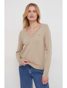 Tommy Hilfiger maglione donna colore beige