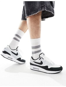 Nike Air - Max 1 - Sneakers bianche e nere-Bianco