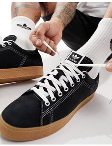 adidas Originals - Stan Smith CS - Sneakers in camoscio nere-Marrone