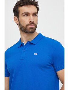 Tommy Jeans polo in cotone colore blu DM0DM18312