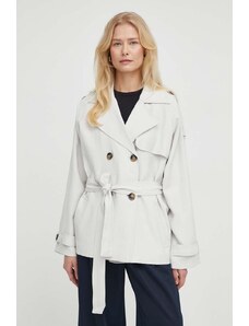 Bruuns Bazaar cappotto donna colore grigio