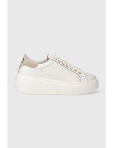 Twinset sneakers in pelle colore bianco 241TCT094