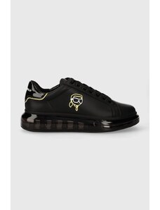 Karl Lagerfeld sneakers in pelle KAPRI KUSHION colore nero KL52634