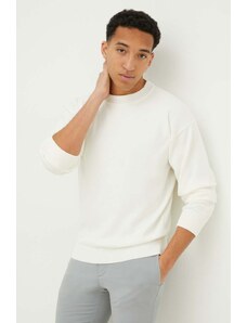 HUGO maglione in cotone colore beige