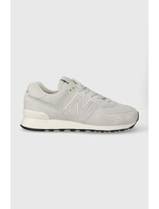 New Balance sneakers in camoscio 574 colore grigio U574PWG