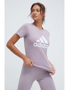 adidas t-shirt in cotone donna colore rosa IR5411