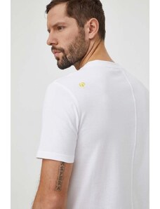 Desigual t-shirt in cotone uomo colore bianco