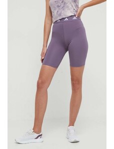 adidas Performance pantaloncini da allenamento Techfit colore violetto IU1850
