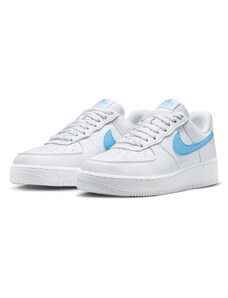 Nike - Air Force 1 '07 - Sneakers bianche e blu-Bianco
