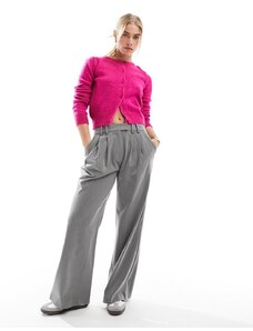 ASOS DESIGN - Cardigan girocollo rosa vestibilità normale