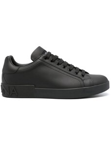 Dolce & Gabbana sneaker nera in pelle
