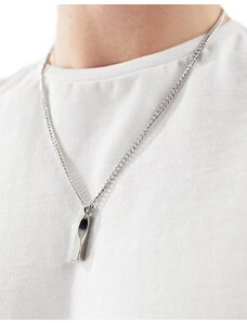 Icon Brand - Carve - Collana color argento con pendente