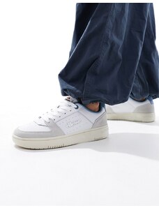 ellesse - Panaro - Sneakers bianche e blu con suola avvolgente-Bianco