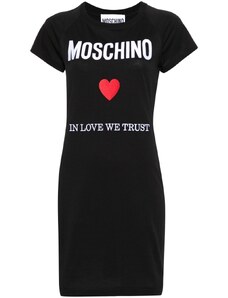 MOSCHINO Abito nero in love we trust
