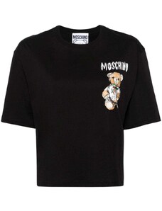 MOSCHINO T-shirt nera mini Teddy Bear