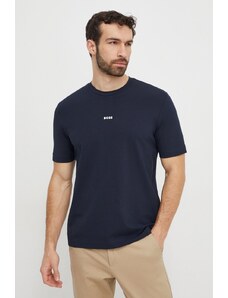 BOSS t-shirt BOSS ORANGE uomo colore blu navy 50473278
