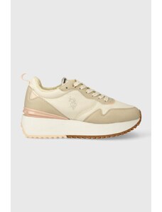 U.S. Polo Assn. sneakers BAYLE colore beige BAYLE001W 4NH2