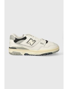 New Balance sneakers in pelle 550 colore bianco BB550VGB