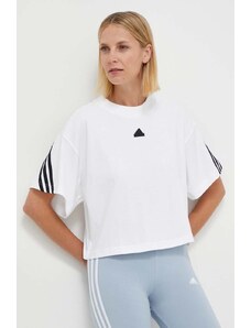 adidas t-shirt in cotone donna colore bianco IV5270