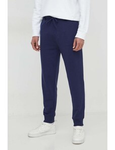 United Colors of Benetton pantaloni da jogging in cotone colore blu navy