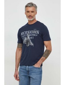 Aeronautica Militare t-shirt in cotone uomo colore blu navy