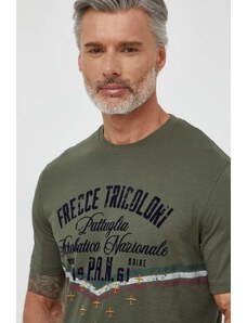 Aeronautica Militare t-shirt in cotone uomo colore verde