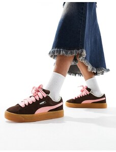 PUMA - Suede XL - Sneakers bordeaux e rosa-Rosso