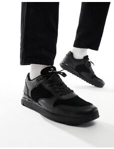 PS Paul Smith - Ware - Sneakers stile runner in pelle triplo nero