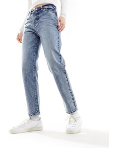 Armani Exchange - Jeans boyfriend blu taglio corto