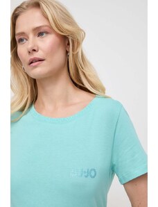 Liu Jo t-shirt in cotone donna colore turchese