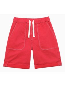 Bonpoint Short rosso in cotone