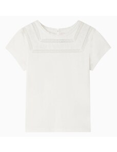 Bonpoint T-shirt Fina bianca in cotone